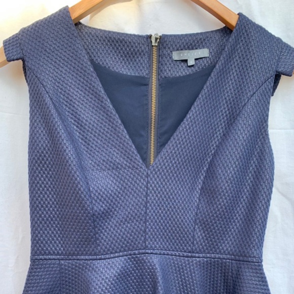 Sheike Tops - Navy sheike textured corset top